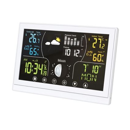 Weather Station with Color Display, 5V/2xAAA, White