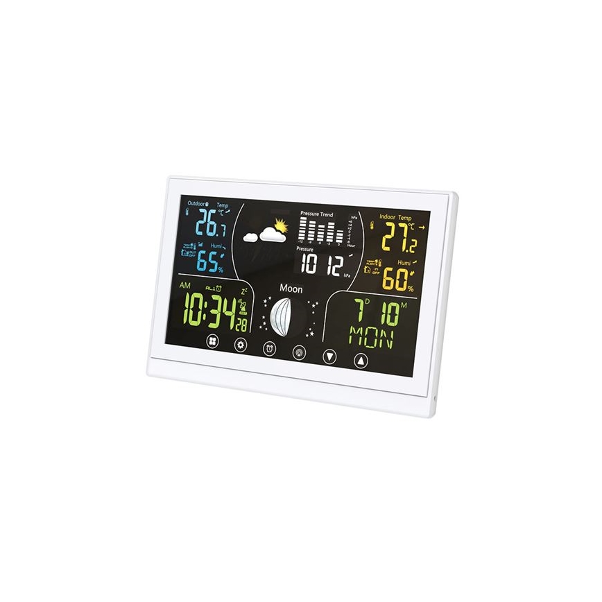Weather Station with Color Display, 5V/2xAAA, White