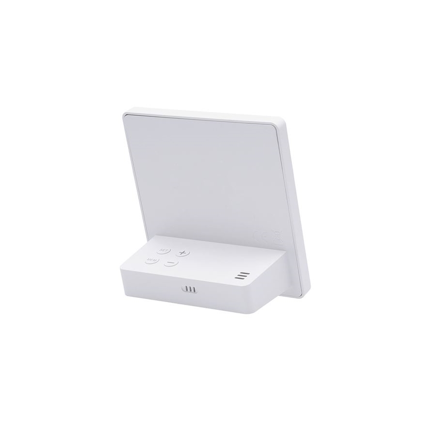 Digital thermometer 5V/2xAAA + 2xAAA white