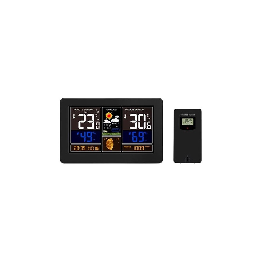Weather station with color LCD display 2xAA/5V Wi-Fi Tuya
