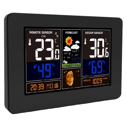 Weather station with color LCD display 2xAA/5V Wi-Fi Tuya