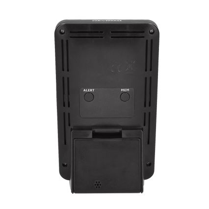 Weather station with LCD display 2xAA + 2xAA black