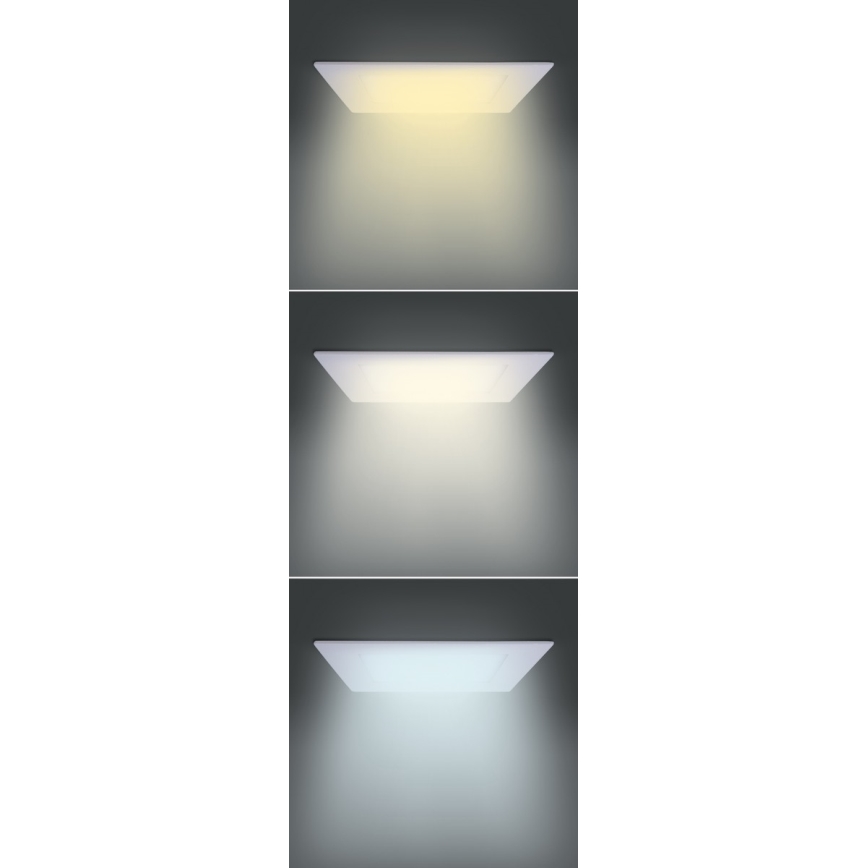 LED Recessed Ceiling Light LED/12W/230V 3000/4000/6000K 17x17 cm White