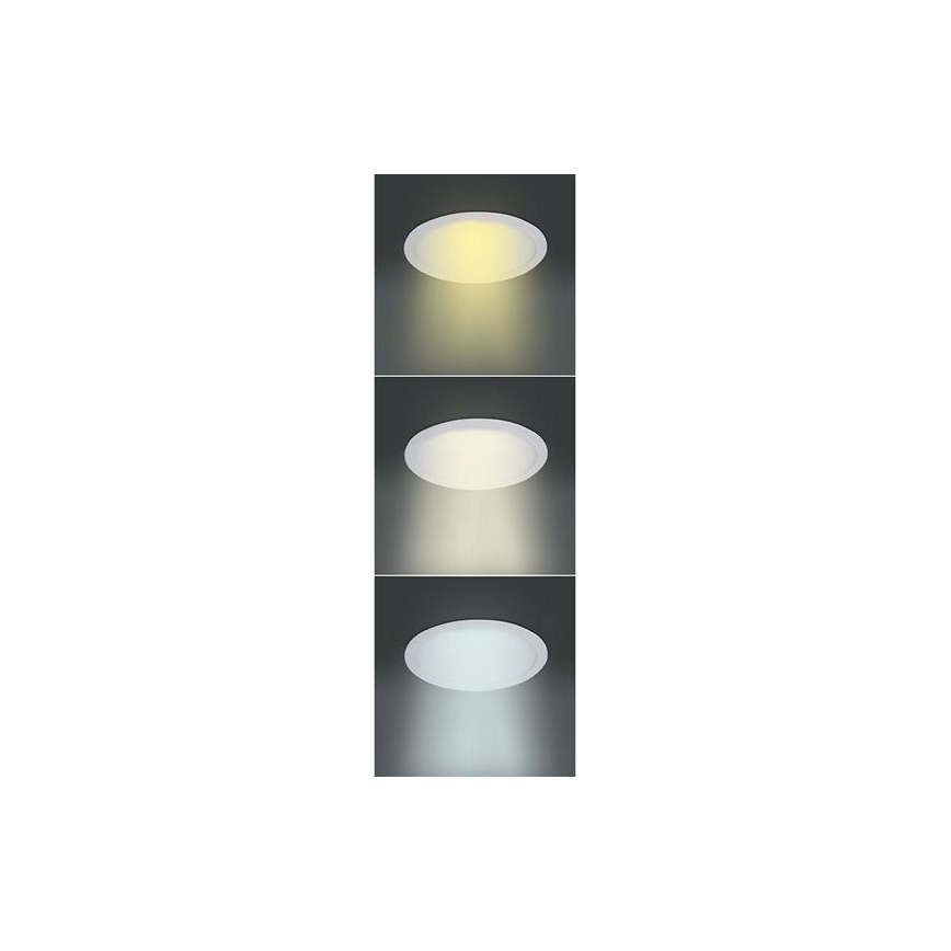 LED Panel 6W/230V, 3000/4000/6000K, Ø 12 cm, White