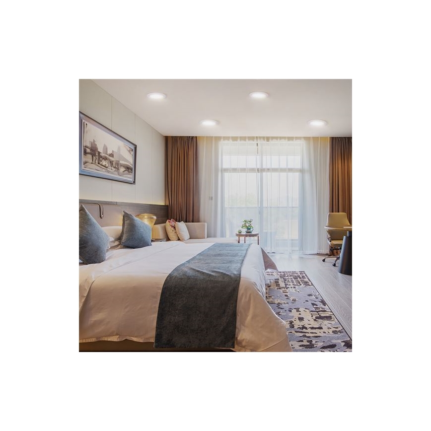 LED recessed downlight LED/6W/230V 3000/4000/6000K Ø12 cm white