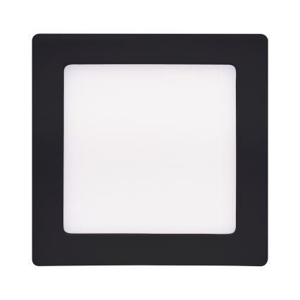LED Ceiling light LED/12W/230V 3000/4000/6000K black angular