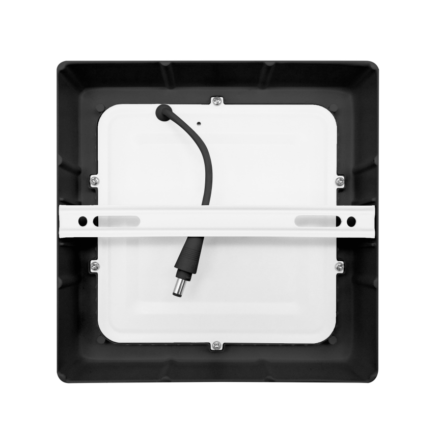 LED Ceiling light LED/12W/230V 3000/4000/6000K black angular