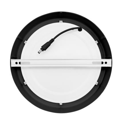 LED Ceiling light LED/18W/230V 3000/4000/6000K black round