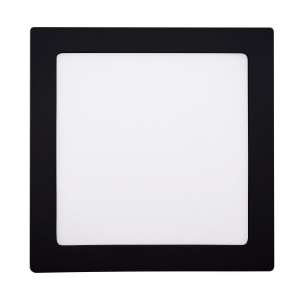 LED Ceiling light LED/18W/230V 3000/4000/6000K black angular