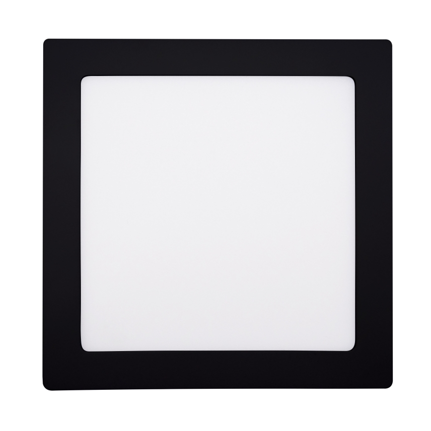 LED Ceiling light LED/18W/230V 3000/4000/6000K black angular
