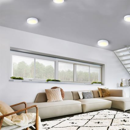 LED Ceiling Light, 24W/230V, 3000/4000/6000K, Ø 30 cm, White