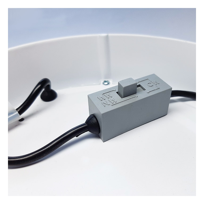 LED Ceiling Light, 24W/230V, 3000/4000/6000K, Ø 30 cm, White