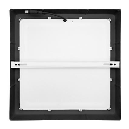 LED Ceiling light LED/24W/230V 3000/4000/6000K black angular