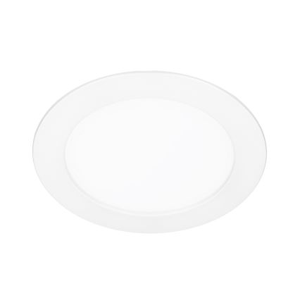 LED 2-in-1 surface-mounted/recessed panel, 12W/230V, selectable 3000/4000/6000K, Ø17cm, IP54, white