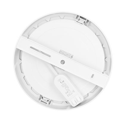 LED 2-in-1 surface/recessed panel 18W/230V 3000/4000/6000K Ø22.5 cm IP54 white
