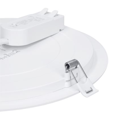 LED 2-in-1 surface/recessed panel 18W/230V 3000/4000/6000K Ø22.5 cm IP54 white