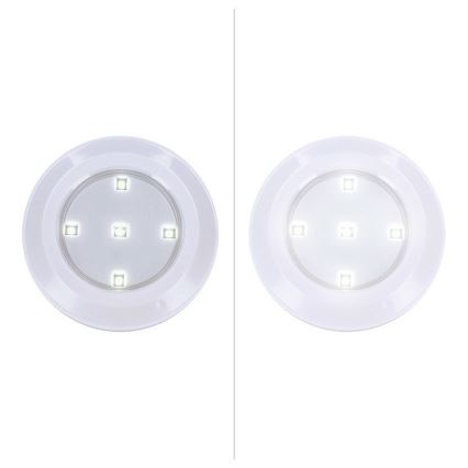 Set of 3 Dimmable LED Lights with Remote Control LED/3xAAA