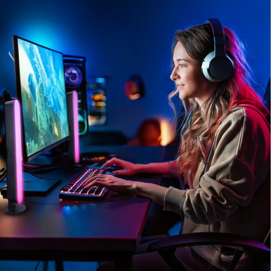 RGB LED Gaming Light with Remote Control