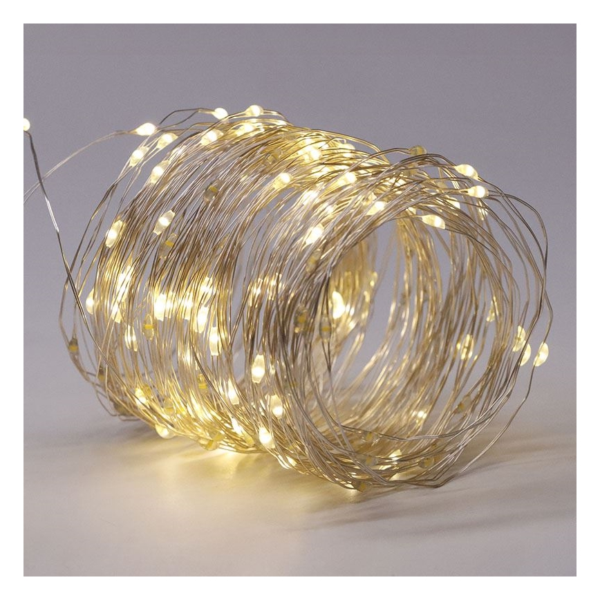LED Solar Decorative String Lights LED/3.7V 800 mAh 22 m
