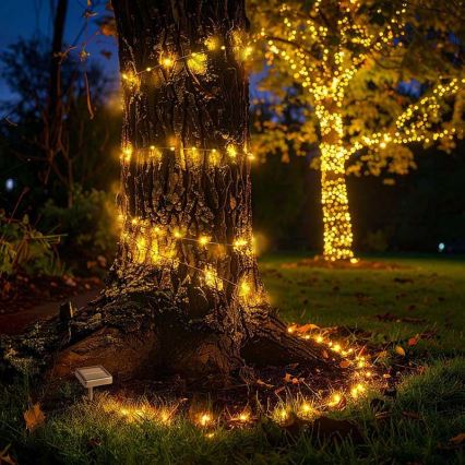 LED Solar Decorative String Lights LED/3.7V 800 mAh 22 m