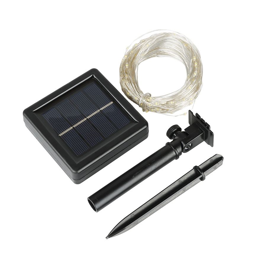 LED Solar Decorative String Lights LED/3.7V 800 mAh 22 m