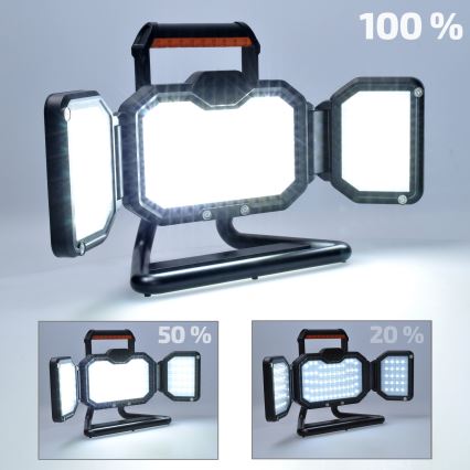 LED Dimmable rechargeable floodlight LED/30W/6600 mAh 4000K IP54