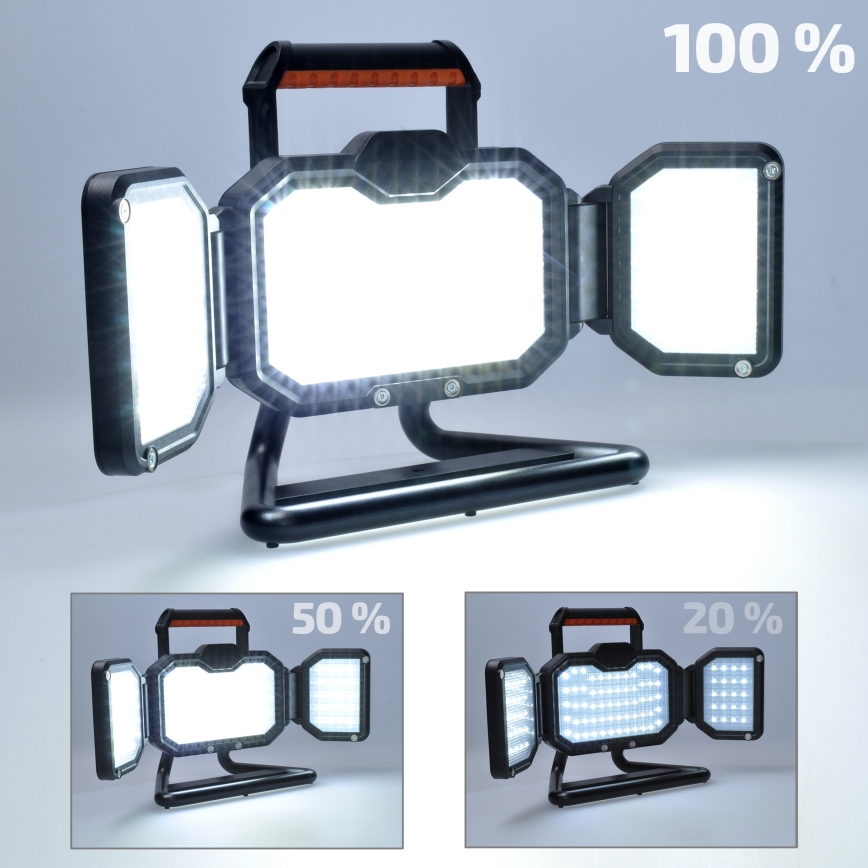 LED Dimmable rechargeable floodlight LED/30W/6600 mAh 4000K IP54