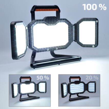 LED Dimmable rechargeable floodlight LED/50W/12000 mAh 4000K IP54