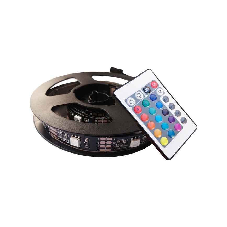 SET 2x LED RGB Strip for TV with a remote control IP65 LED/USB 50cm