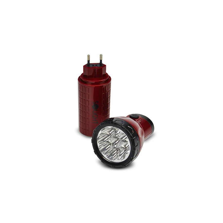 LED Rechargeable flashlight 9xLED/4V 800mAh plug-in
