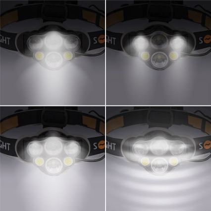 LED Rechargeable headlamp LED/USB 2200mAh IP44