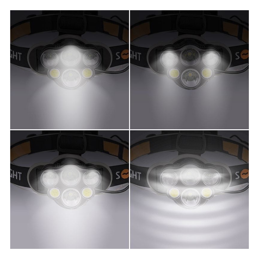 LED Rechargeable headlamp LED/USB 2200mAh IP44