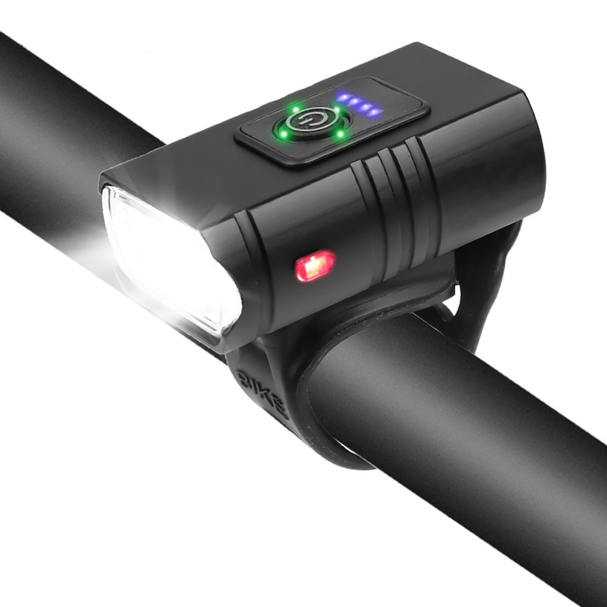 LED Rechargeable bicycle flashlight LED/1200mAh/5V IP44