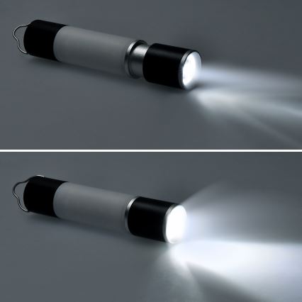 LED Rechargeable camping flashlight with a power bank function LED/1500 mAh 3,7V IP44