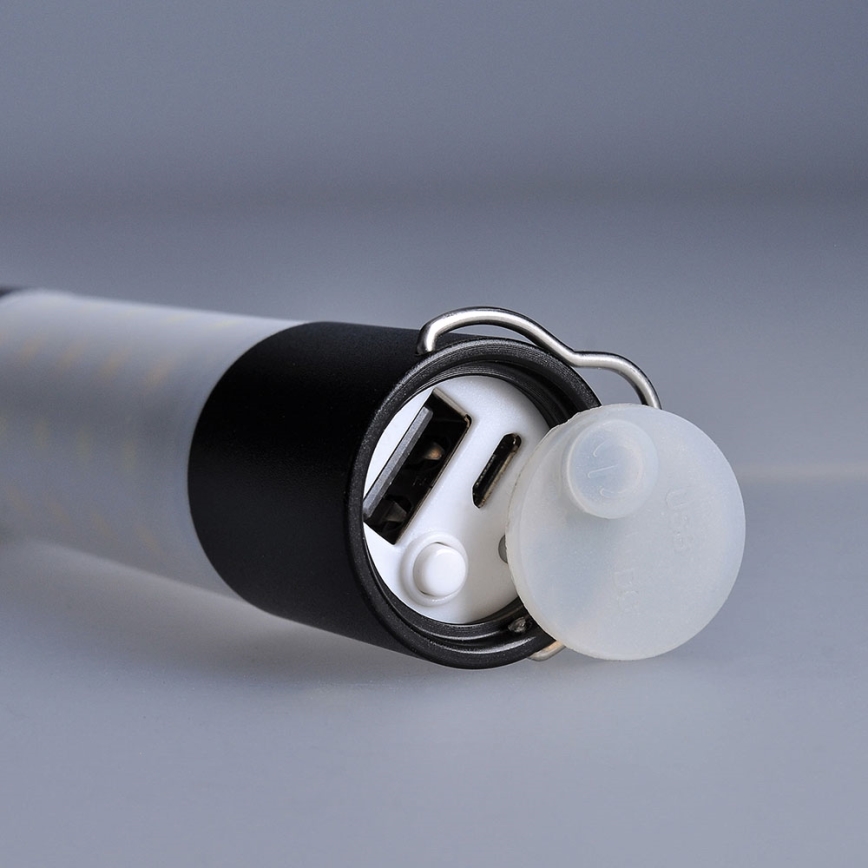 LED Rechargeable camping flashlight with a power bank function LED/1500 mAh 3,7V IP44