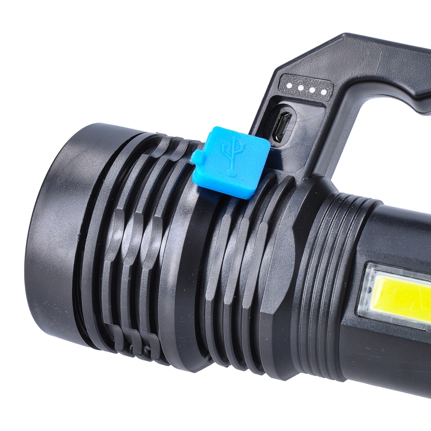 LED Rechargeable flashlight LED/6W/800 mAh 3,7V IP44
