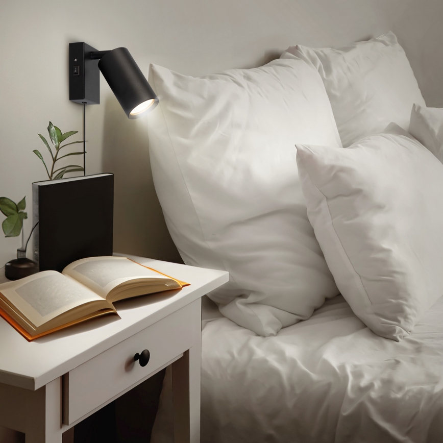 CELE Wall Light 1xGU10/30W/230V Black