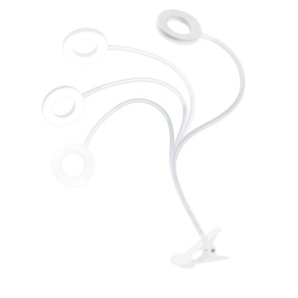 Dimmable LED clamp desk lamp LED/8W/230V 3000/4000/5000K white