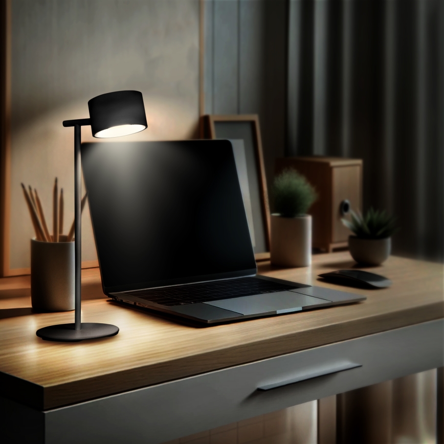LED Dimmable touch rechargeable lamp 3in1 LED/4W/2000 mAh 3000/4000/6500K black