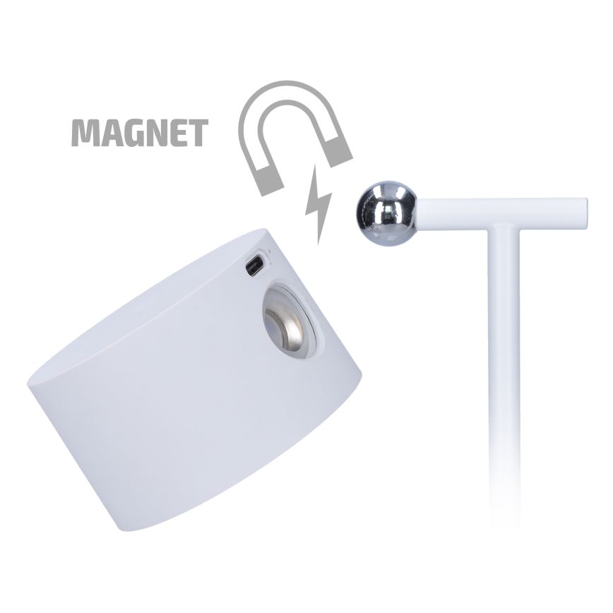 LED Dimmable touch rechargeable lamp 3in1 LED/4W/2000 mAh 3000/4000/6500K white