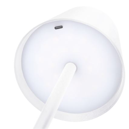 LED Dimmable Rechargeable Touch-Control Table Lamp LUCCA LED/3.7V 3000/4000/6500K 2000 mAh White