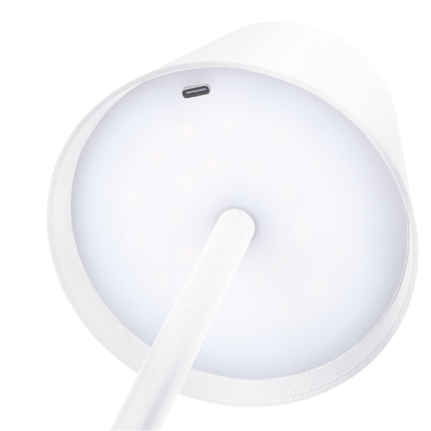 LED Dimmable Rechargeable Touch-Control Table Lamp LUCCA LED/3.7V 3000/4000/6500K 2000 mAh White