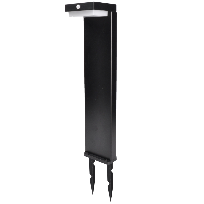 LED Solar lamp with a motion and dusk sensor PALERMO LED/5W/5V 2000 mAh IP54 black