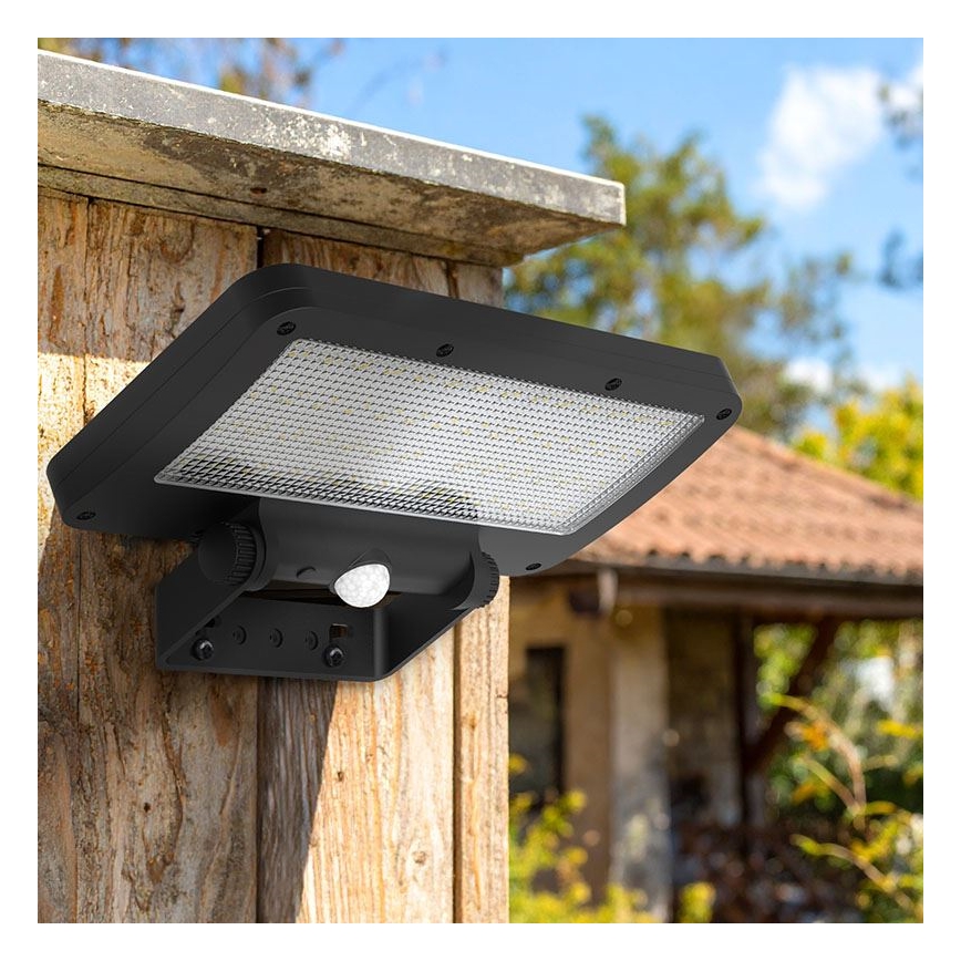 LED Solar Floodlight with Sensor LED/5W/3.7V 1500 mAh IP54