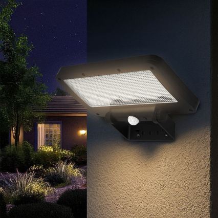 LED Solar Floodlight with Sensor LED/5W/3.7V 1500 mAh IP54