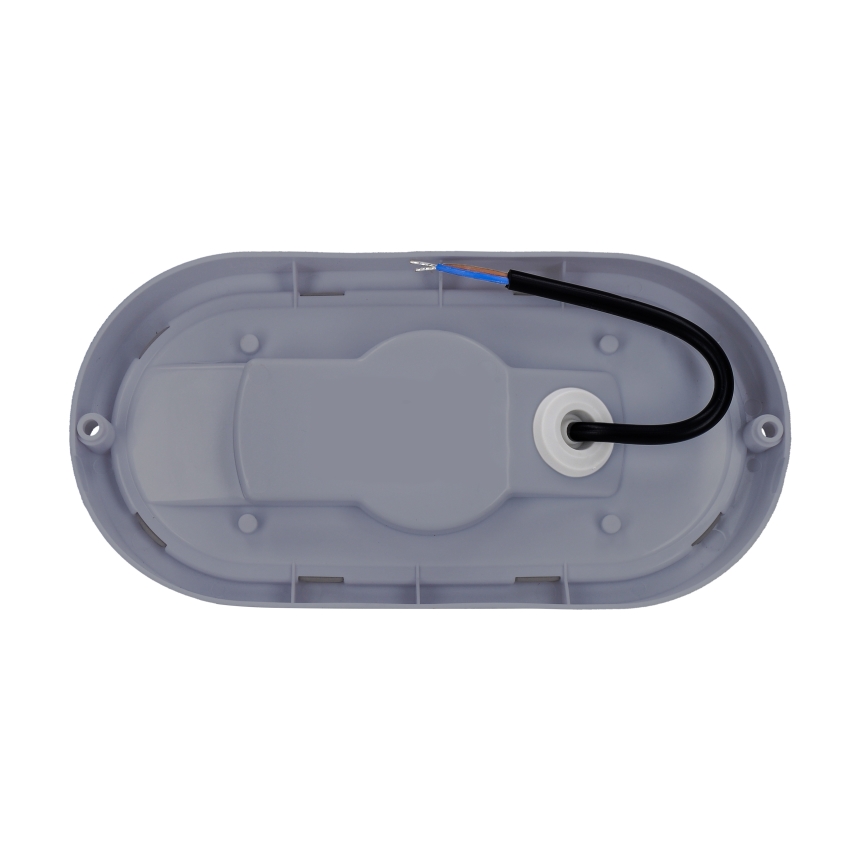 LED Outdoor wall light LED/13W/230V 4000K IP54 grey oval
