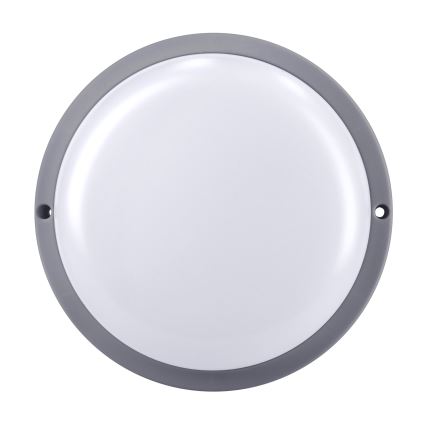 LED Outdoor wall light LED/20W/230V 4000K IP54 grey round