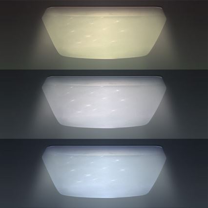 LED Dimmable ceiling light STAR LED/24W/230V + remote control