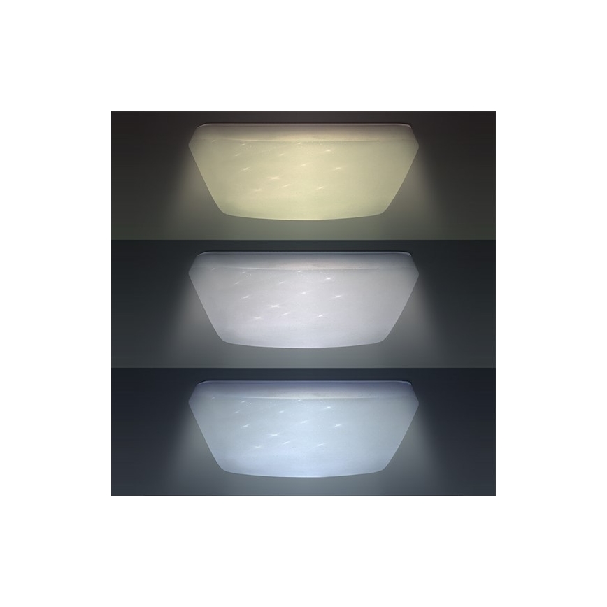 LED Dimmable ceiling light STAR LED/24W/230V + remote control