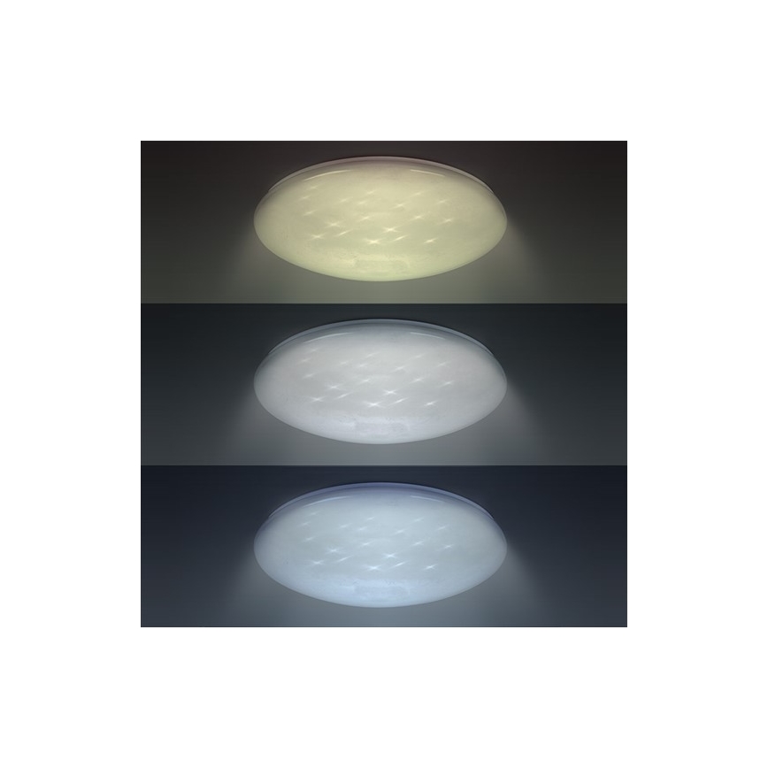LED Dimmable ceiling light STAR LED/24W/230V + remote control